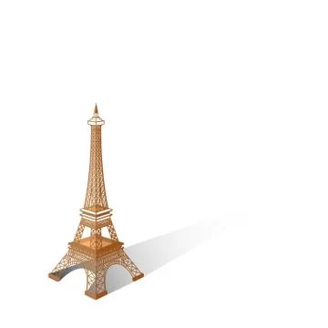 Eiffel tower vector illustration ,Paris. Icon design Stock Illustration