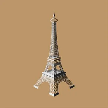 Eiffel tower vector illustration ,Paris. Icon design 스톡 일러스트