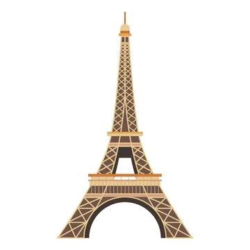 Eiffel tower vector logo. イラスト素材