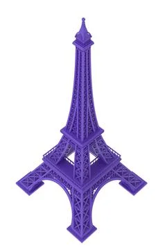 Eiffel Tower view 3d illustration rendering イラスト素材