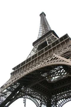 Eiffel Tower, view from below. Paris Foto stock
