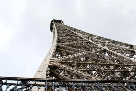Eiffel Tower, a view from below. Paris 스톡 사진