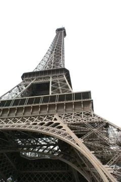 Eiffel Tower, view from below. Paris Stock Photos