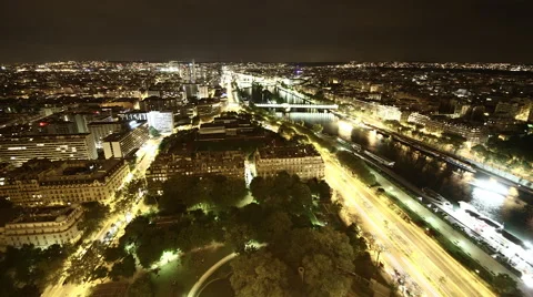 Eiffeltower view close - Time lapse Stock-Footage 42501988