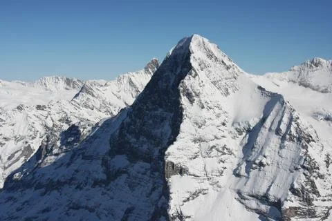 Eiger north face Stock Photos