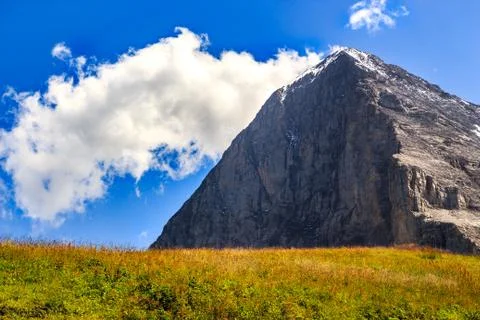 Eiger north face Stock Photos