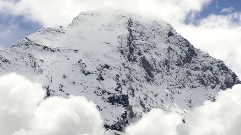 Eiger Northwall Timelap Stock Footage 78562701