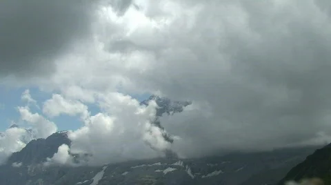 Eiger time lapse Stock Footage 809257