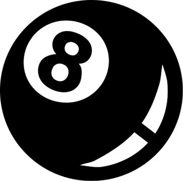 Eight Bal Pool Stock Illustration