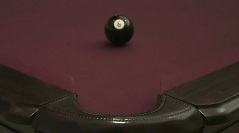 Eight Ball, Corner Pocket Stock Footage 285851