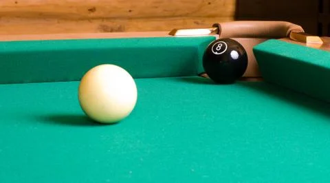 Eight ball. Stock Photos