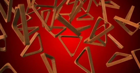 Eight Ball rack falling Stock Footage 105192570