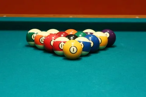 Eight ball rack Stock Photos