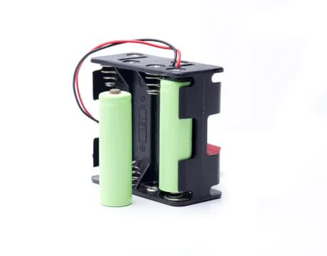 Eight battery box Stock Photos