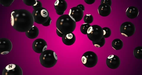 Eight billiard ball Stock Footage 104524064