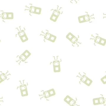 Eight number character glyph vector seamless pattern 스톡 일러스트
