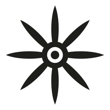 Eight pointed star abstract symbol graphic design element 스톡 일러스트