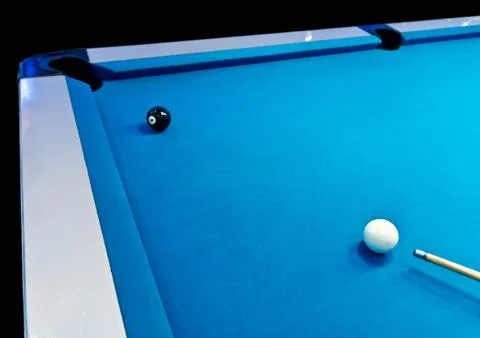 Eight pool ball shoot Stock Photos