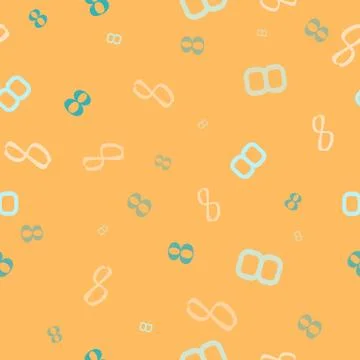 Eight. Seamless pattern Stock Illustration