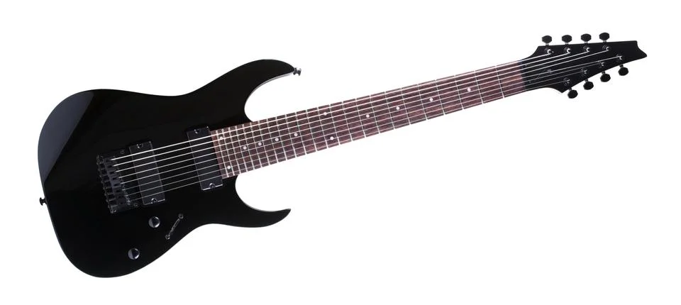 Eight-strings guitar Stock Photos