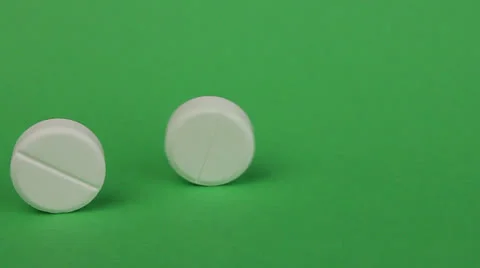 Eight tablets consequentially pass in the frame Video stock 25877502