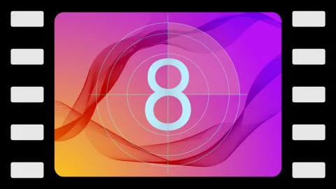 Eighth frame Stock Illustration