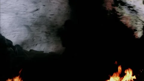 The eighth route army position was bombed Stock Footage 235269441
