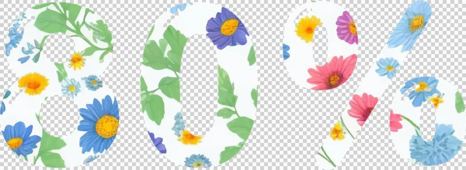 Eighty percent Stock Illustration
