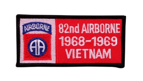Eighty second airborne patch Stock Photos