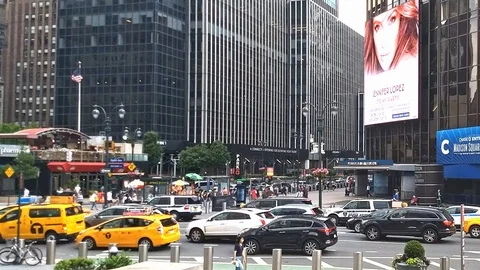 Eigth and 33rd Penn Station Time Lapse Stock Footage 110741879