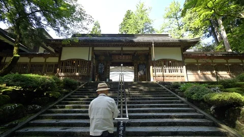 Eiheiji Temple in Fukui. Stock Footage 115487944