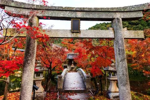 Eikando temple at fall, Kyoto Stock Photos