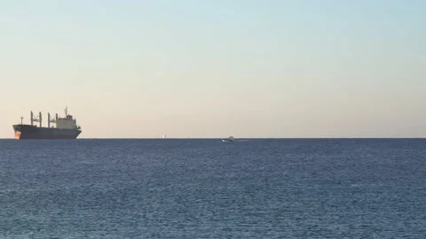 Eilat beach in winter Stock Footage 145644784