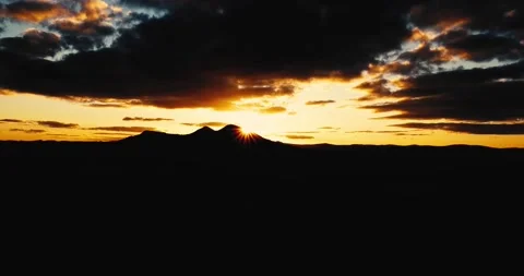 EILDON HILLS SUNSET Stock Footage 169038722