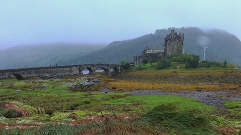 Eilean Donan Castle Stock Footage 127802681