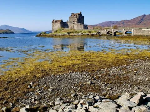 Eilean donan castle Stockfoto's