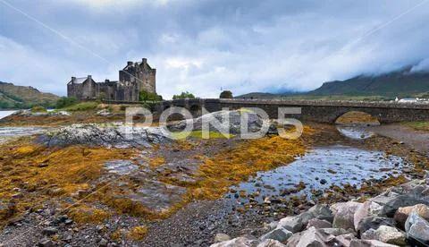 Eilean Donan castle, Scotland Stock Photos