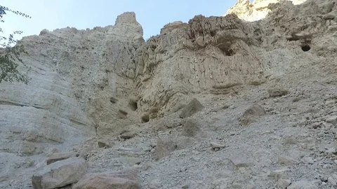 Ein Gedi Caves Stock Footage 78681404