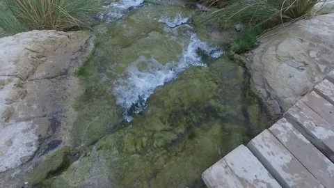 Ein Gedi Waterfall Short Stock Footage 78611144