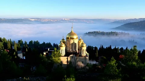 Ein Kerem cloud inversion Stock Footage 151513012