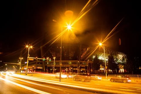 Eindhoven by Night Foto stock