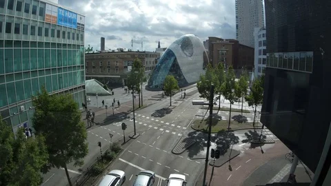 Eindhoven Slow Motion Stock Footage 81166345
