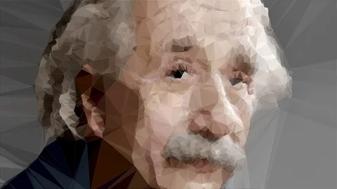 Einstein Cropped Close Up 動画素材 125755101