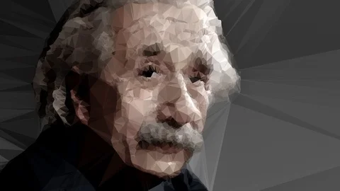 Einstein Portrait Stock Footage 125767868