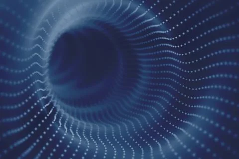 Einstein Wormhole Spacetime Stock Illustration