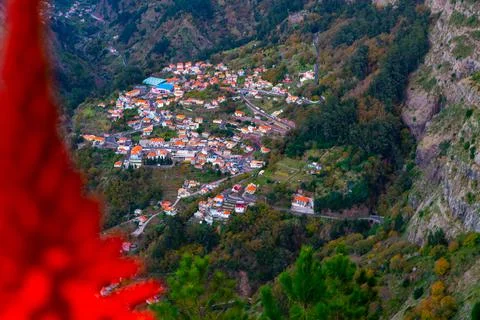 Eira do serrado, house, serrado, viewpoint, Madeira Island, Portugal 写真素材