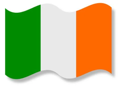 Eire Flag Stock Illustration