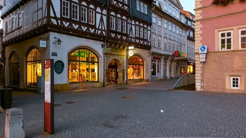 Eisenach old town Vídeo Stock 125848992