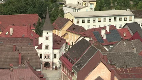 Eisenerz, town in Austria, Styria Stock Footage 289805331