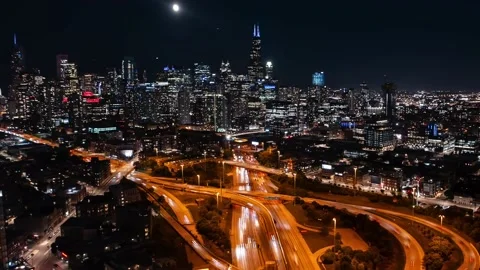 Eisenhower Night Hyperlapse Video stock 214155391